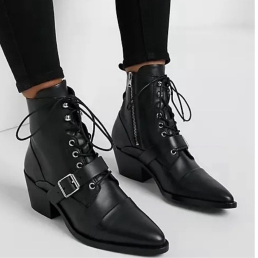 AllSaints Katy Leather Boots